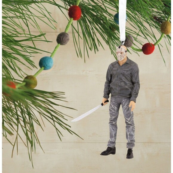 Jason Voorhees Christmas Tree Ornament Hallmark Friday the 13th - Picture 1 of 5